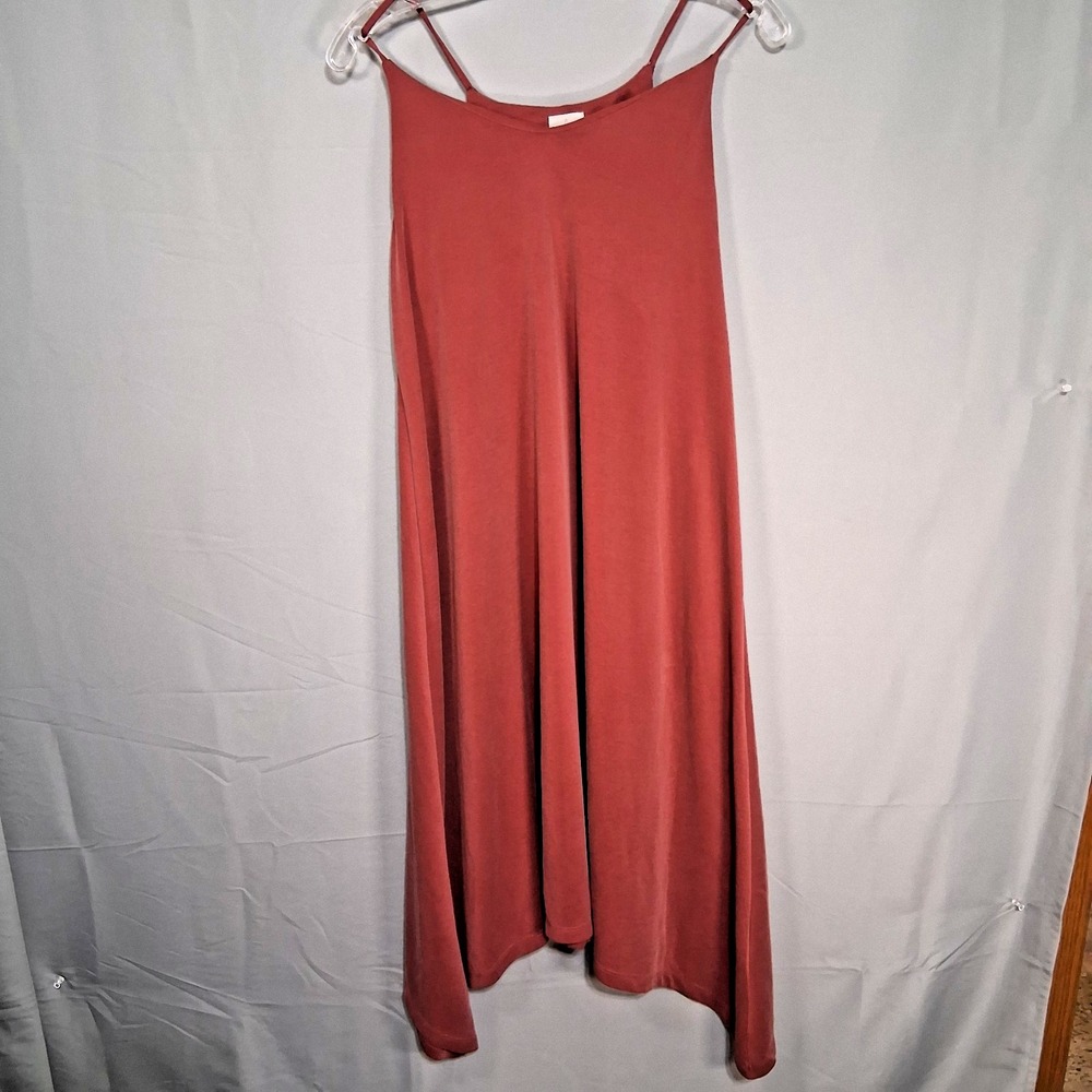 Joie Womens XS‎ Red Below Knee Adjustable Spaghetti Strap Midi Dress